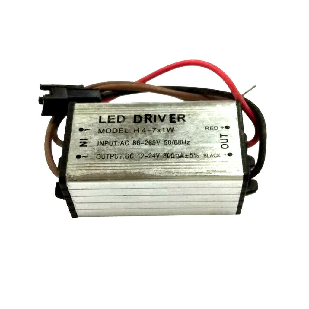4-7W 300mA LED Driver Power Supply Convertor 85-265V AC to 12-24V DC