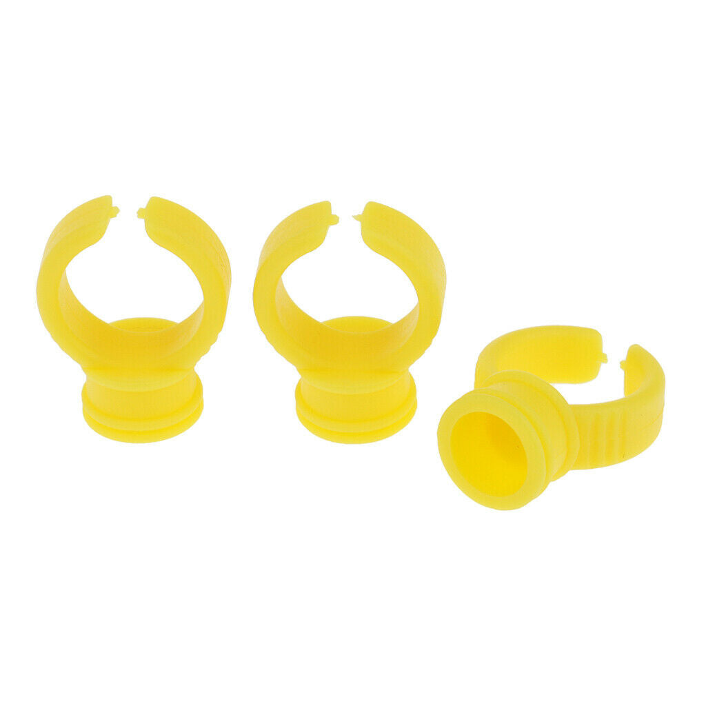 Eyelash Extension Eyelash Glue Ring Disposable Glue Ring Tattoo Pigments Holder