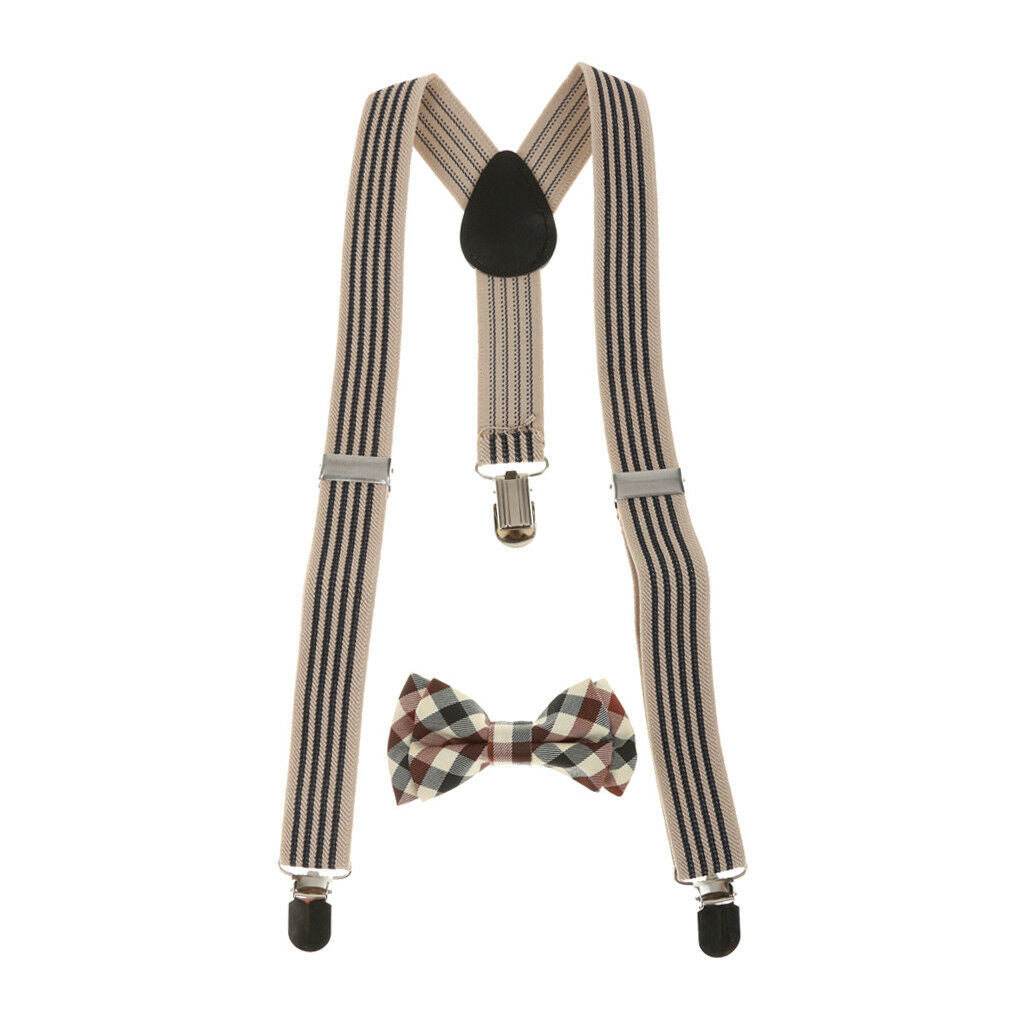 Suspender   Braces and Bow Tie Set for Baby Toddler Kid Boy