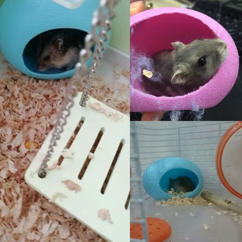 Colored Hamster Habitat Sleeping House Cage Corner Accessories Random Color