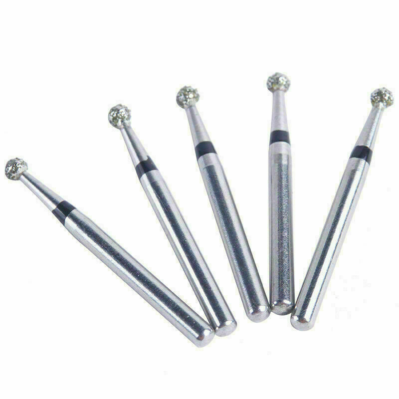 100Kit Dental Diamond Burs BR-40S Super Coarse Ball Shape FG For High Handpiece