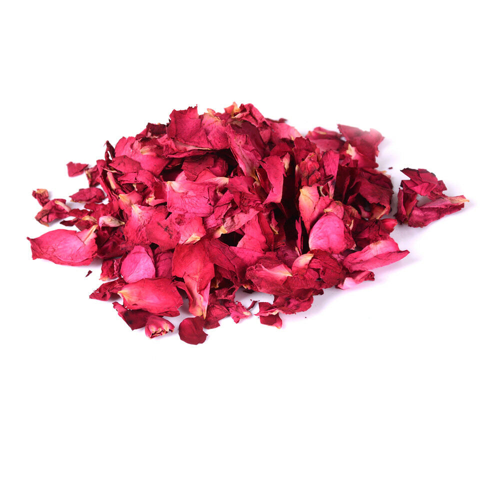 50g Dried Rose Petals Natural Dry Flower Petal Spa Whitening Shower Bath T.l8