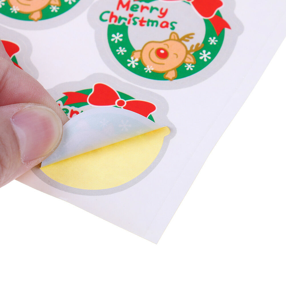 90pcs Merry Christmas Sealing Stickers DIY Gifts Labels Candy Packaging Ta.l8