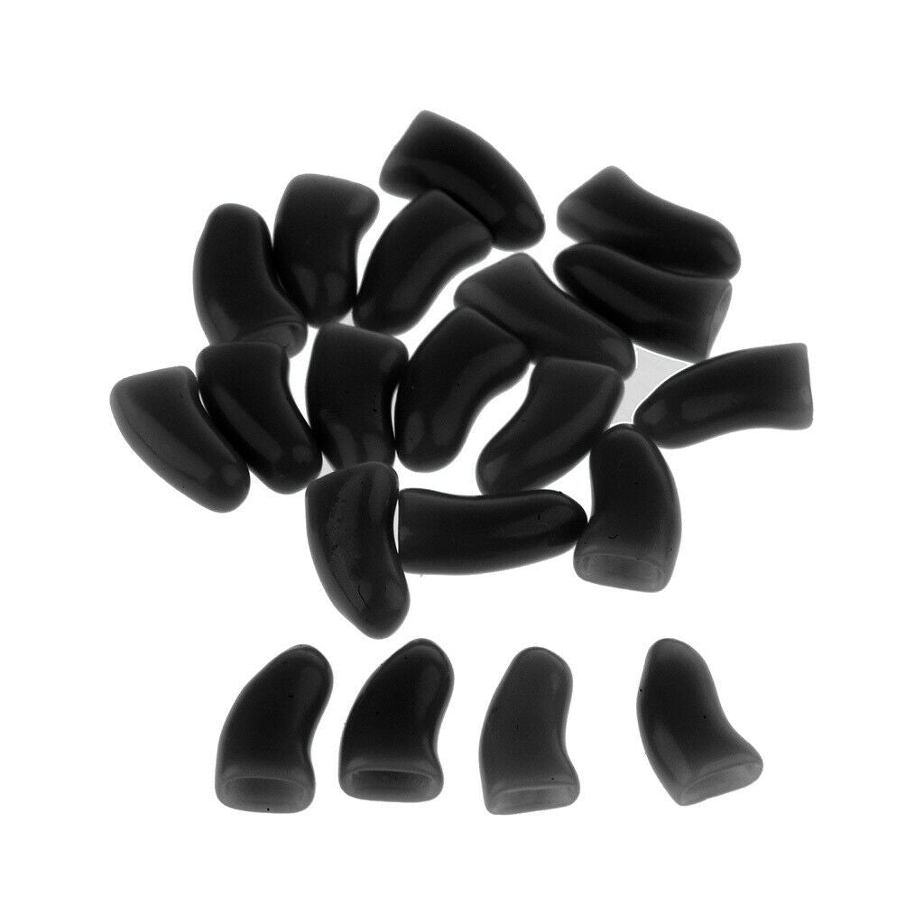 20 Pieces Soft Claws Paw Care Covers For Pet Cat Kiteen M