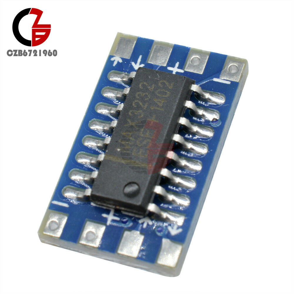 5PCS Mini RS232 To TTL MAX3232 Converter Adaptor Module Serial Port Board