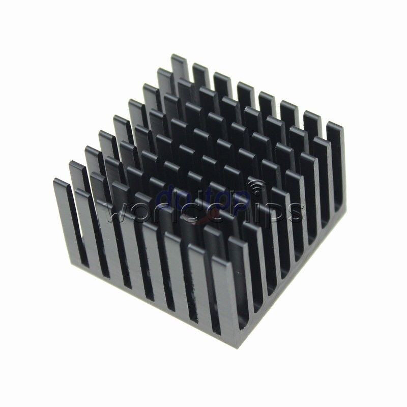 5PCS 37*37*24mm Heatsink Aluminum Heatsink Chip for IC LED Power Transistor