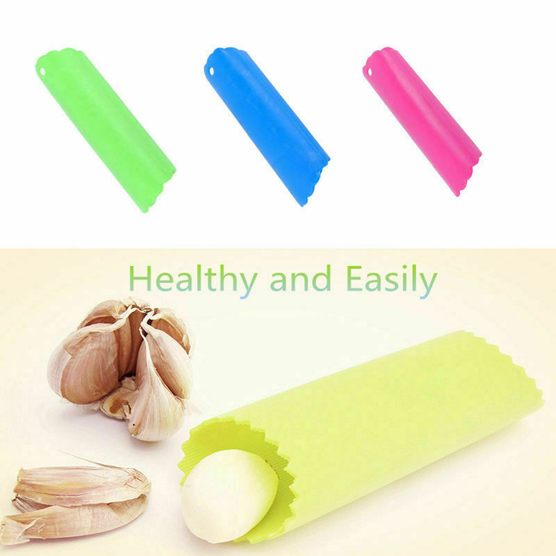 Silicone Garlic Slicer Chopper Peeler Press Crusher Kitchen Cooking Tool Home