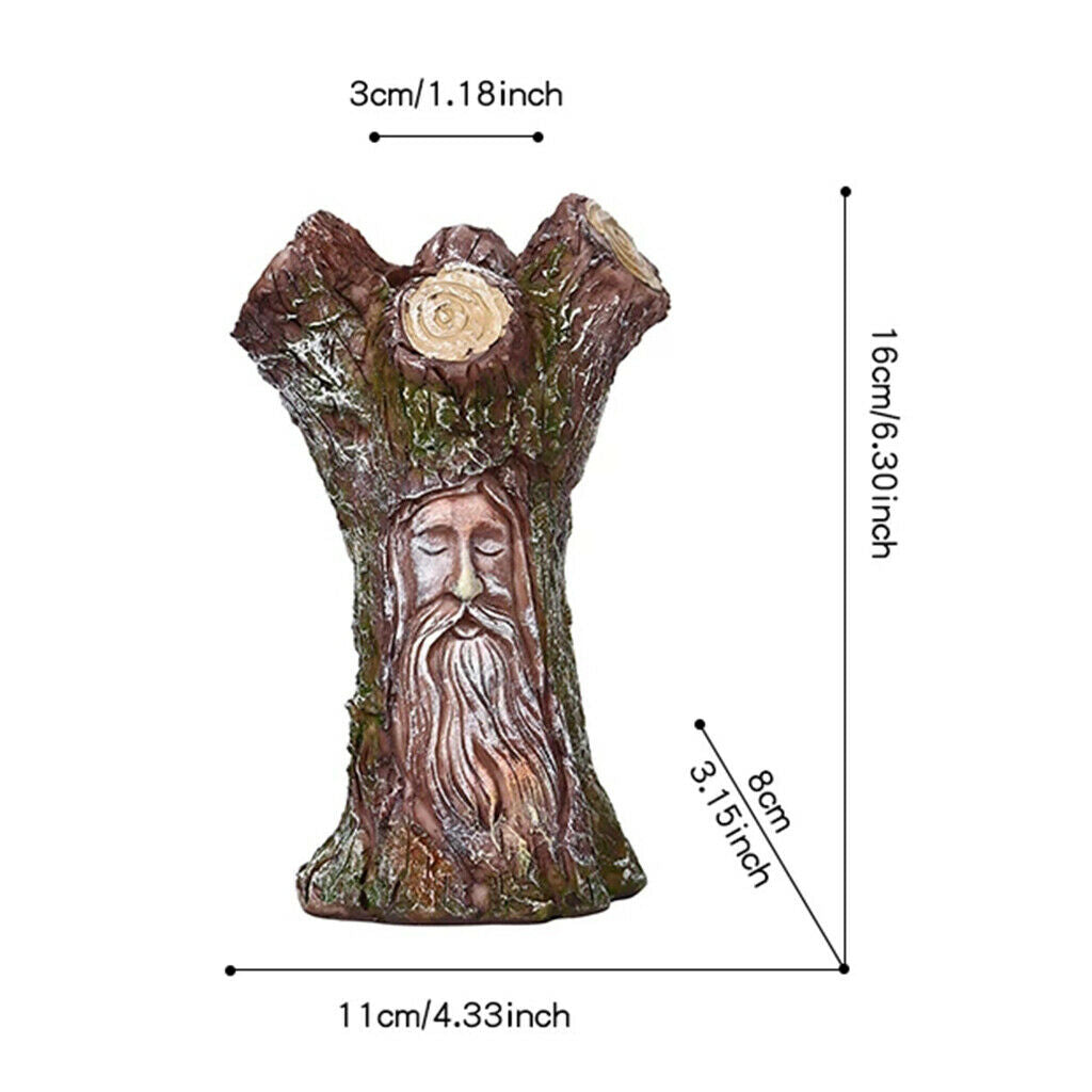 Creative Ancient Tree Flower Pot Planter Dried Flowers Vase Decorative