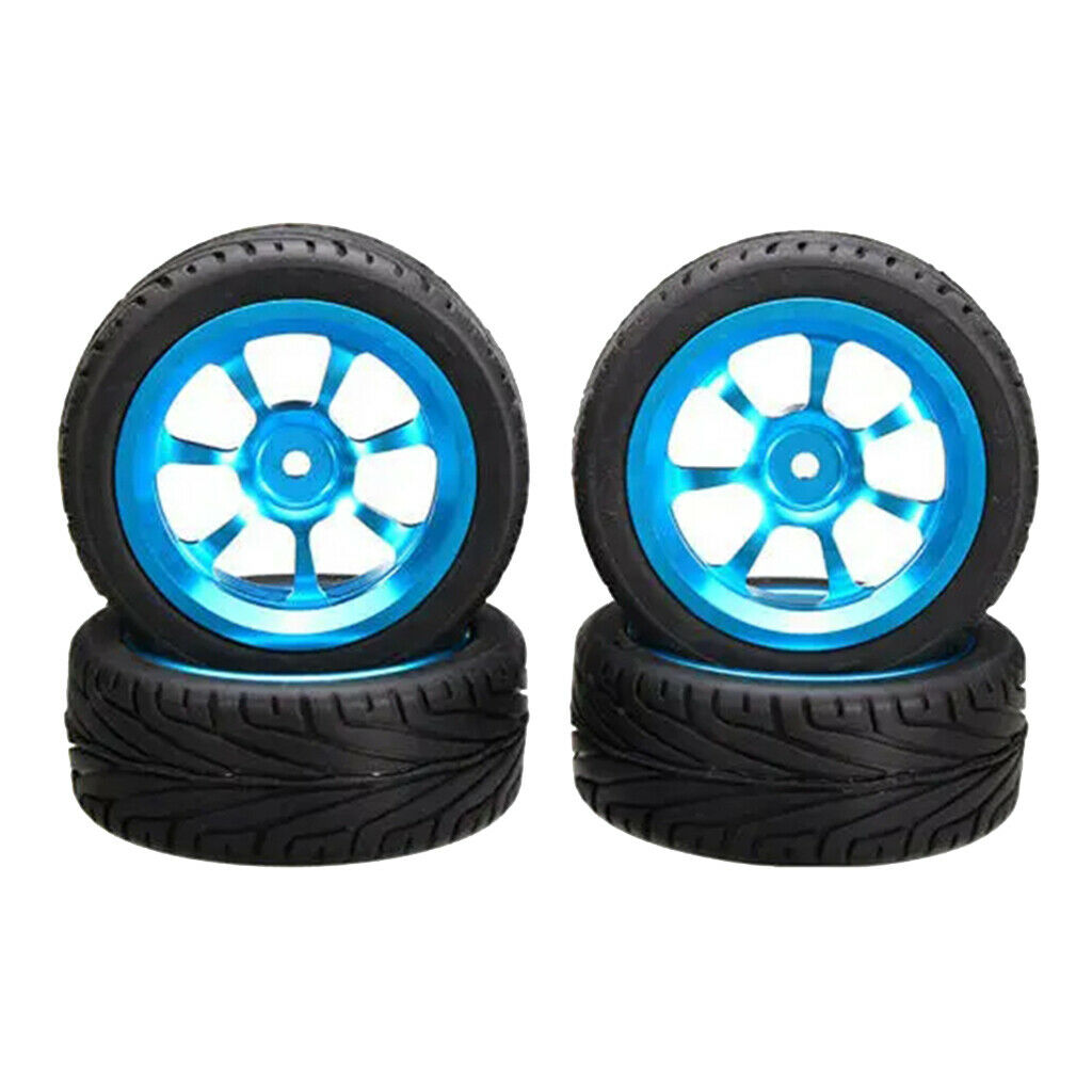 4Pcs 1/14 Large Size Tyres Accessory Replacement Parts fits Wltoys 144001