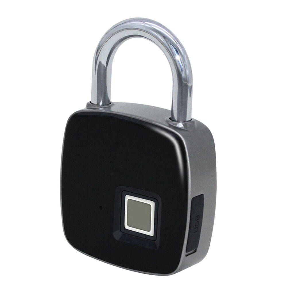 Anti-theft Fingerprint Padlock Smart Keyless Door Cabinet Lock Waterproof Lock