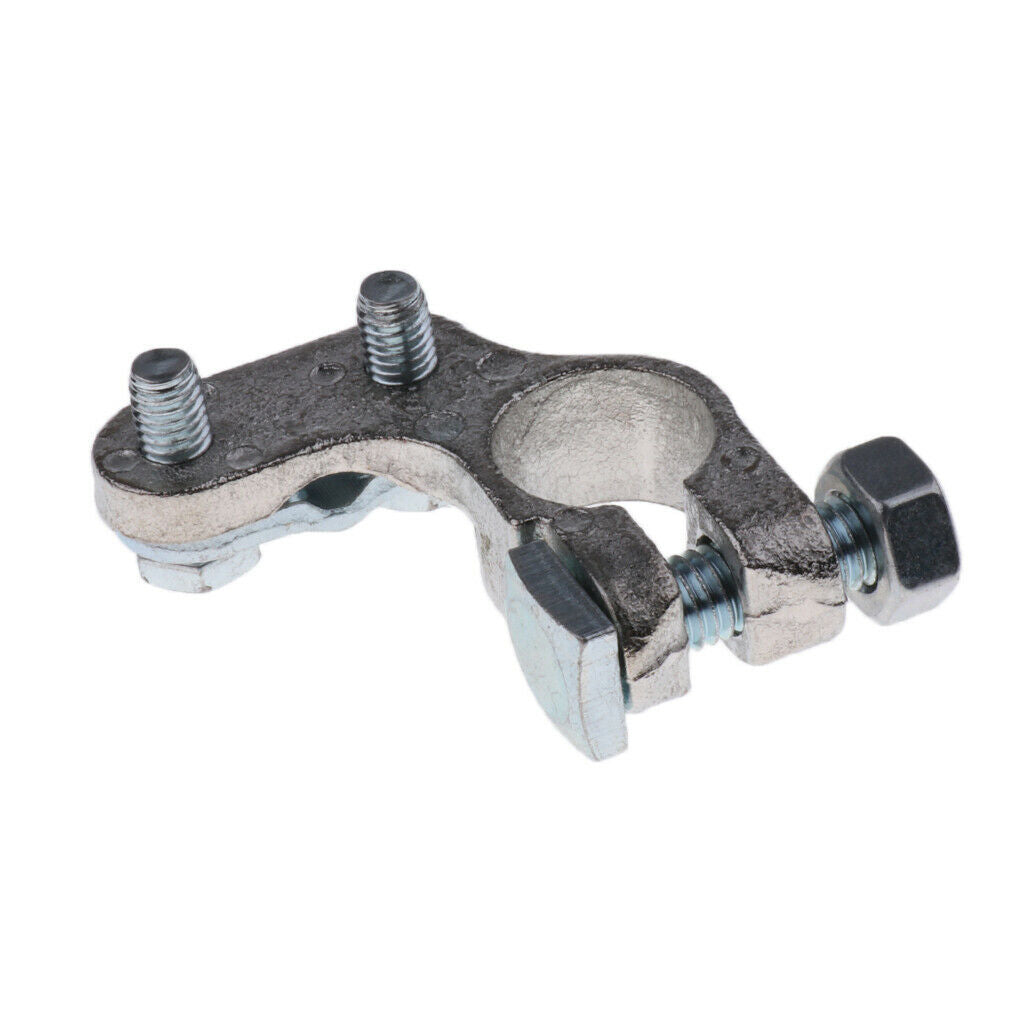 2pcs Brass Positive Negative Car Battery Terminal Clamp Clip Connector