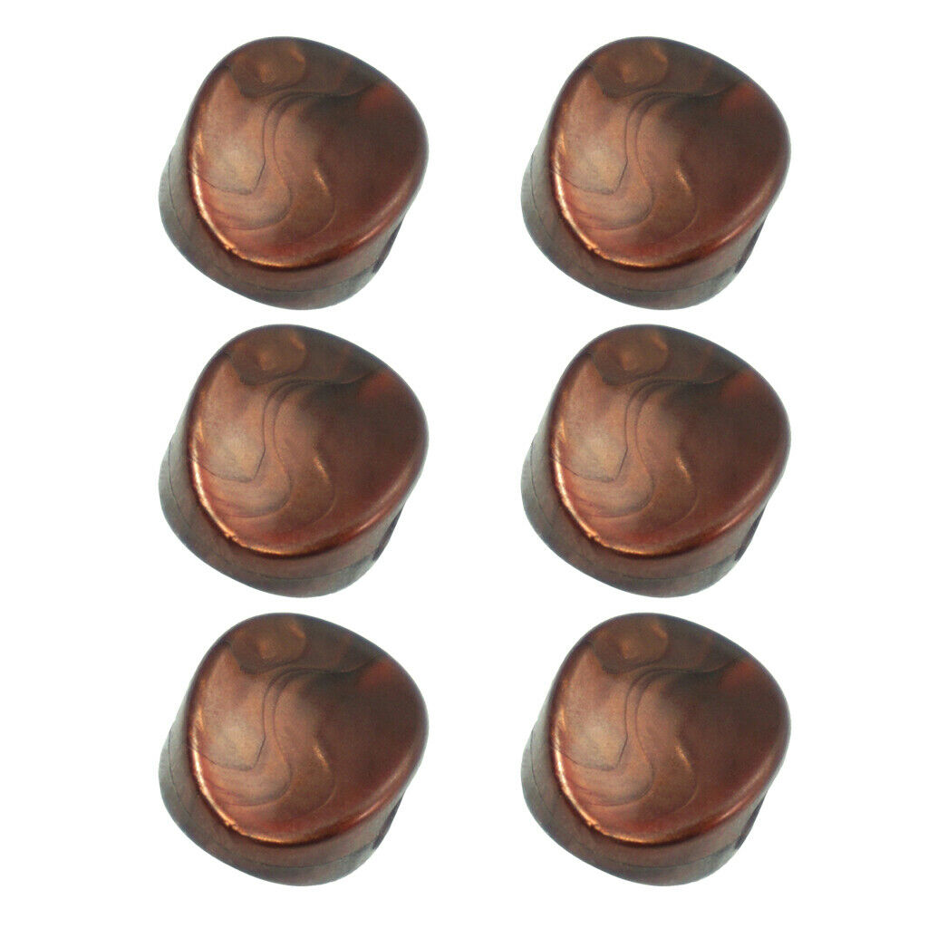 6 pieces spare machine heads, tuning pegs, buttons for guitar, coffee