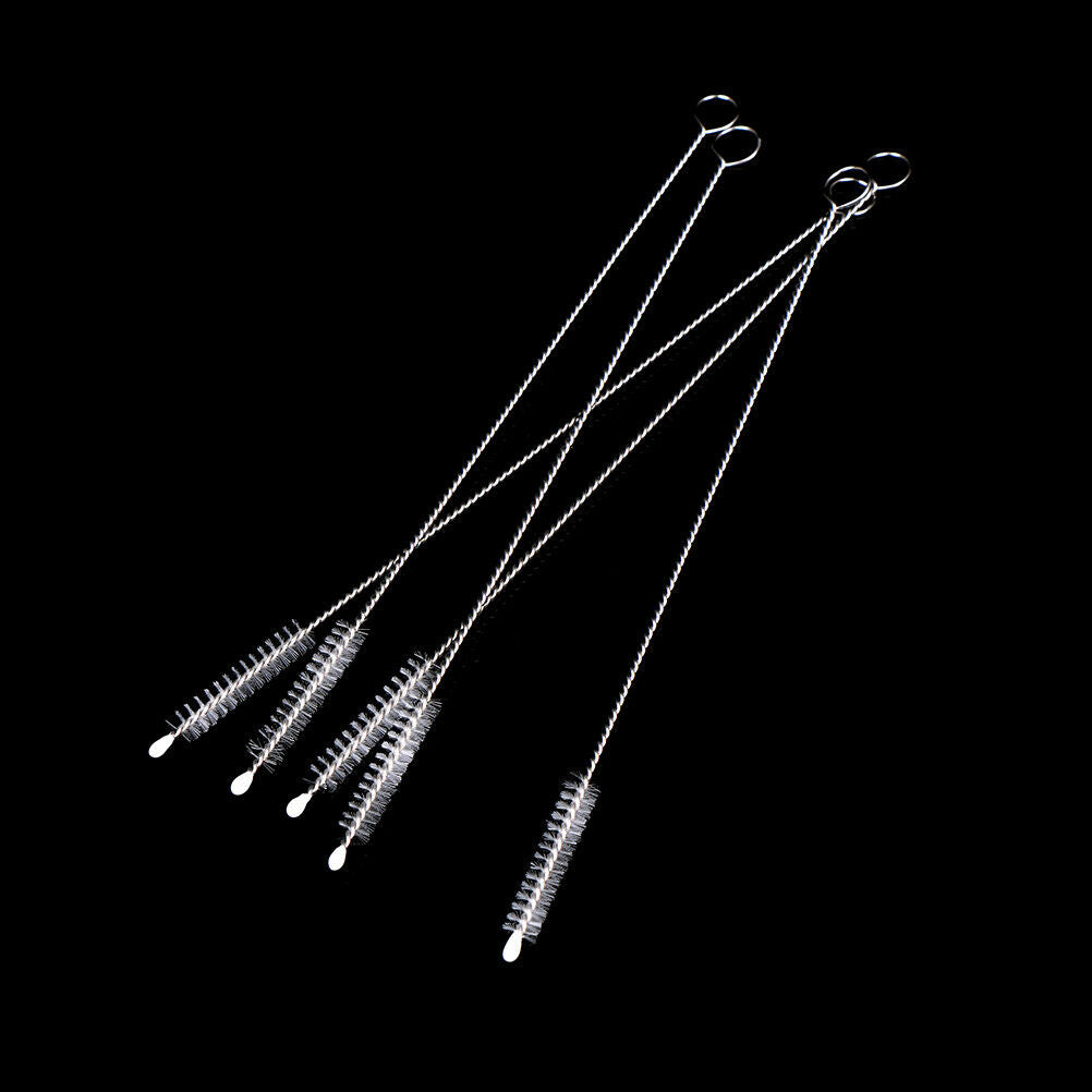 5x baby feeding bottle water cupbrush cleaner spiral soft hair cleaning to.l8