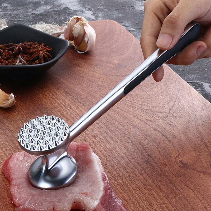 Heavy Duty Metal Meat Mallet Tenderizer Steak Beef Chicken Hammer Kitchen ToBDA