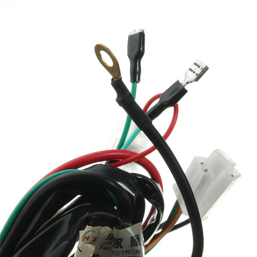 Motorcycle Wiring Harness Machine Electric Start Wiring Loom For Pit Bike ATV