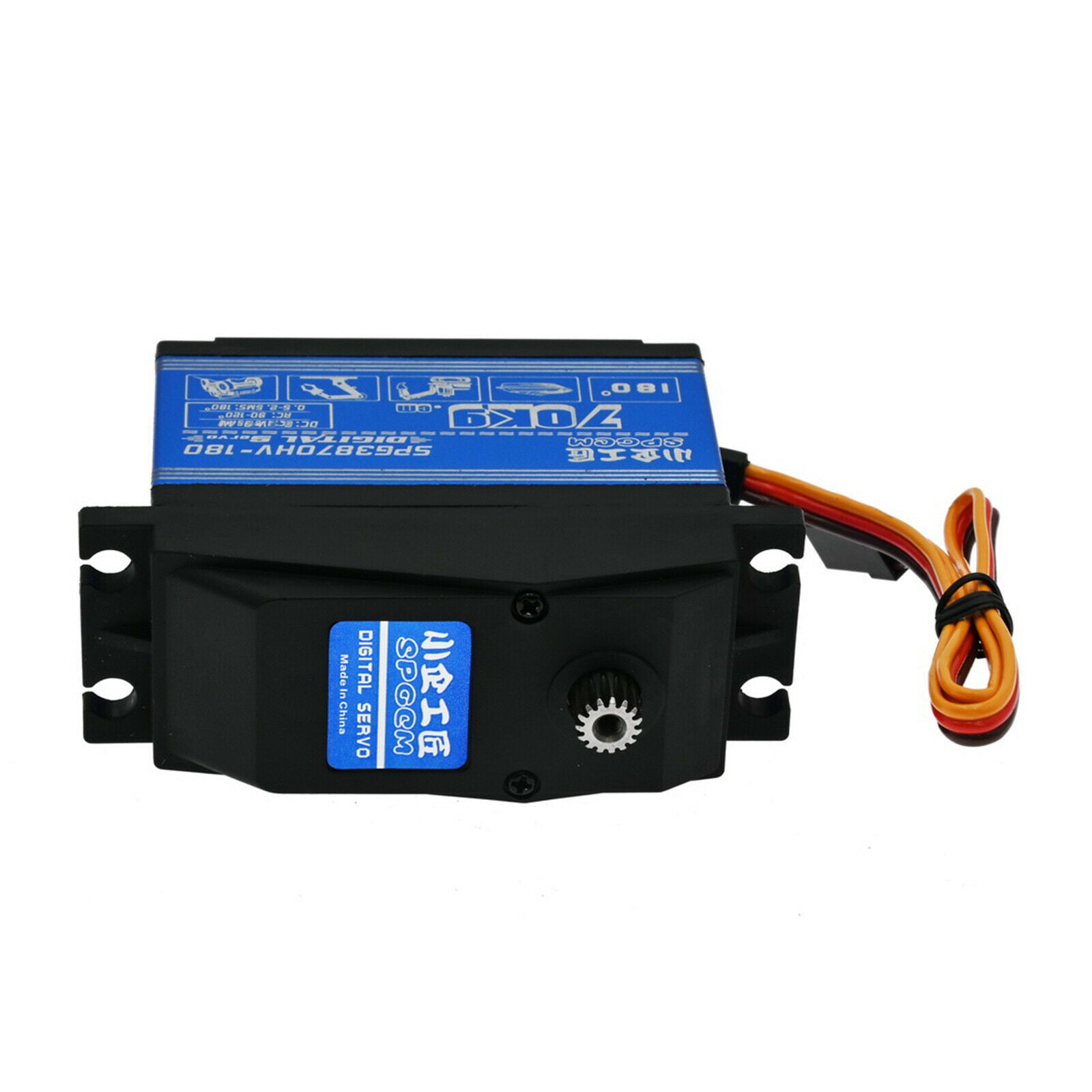 SPG3870HV-180W 70kg Digital Servo for RC Crawler Car Fixed-wing Aircraft