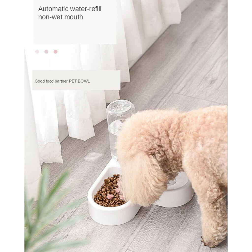 Automatic Pet Feeder Bowl Automatic Water Bowl Double Pet Bowl Waterer