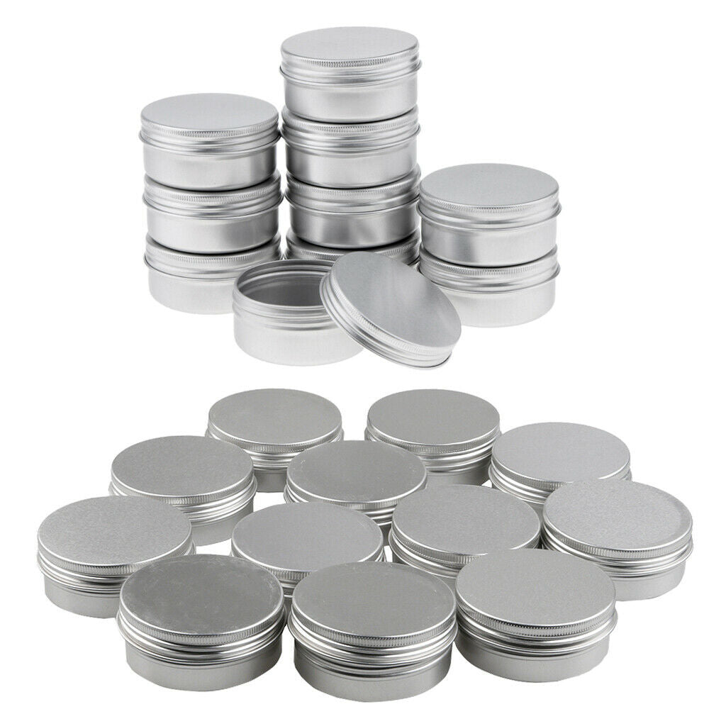 22 Packs 150ml+10ml Lotion Lip Balm Soap Tins Tea Leaf Pills Glitters Jars