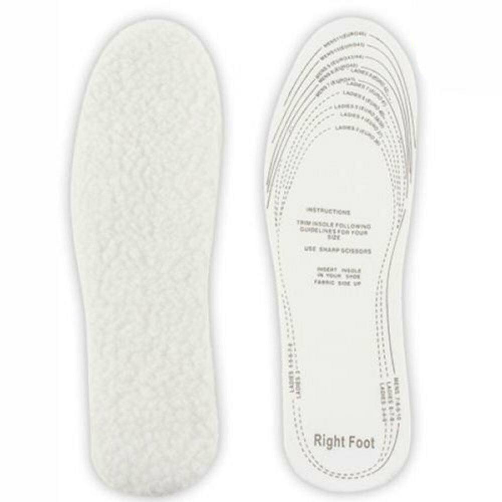 1 Pair Of Sole Thermal Triple Thickness Insulating Machine Washable One Size New