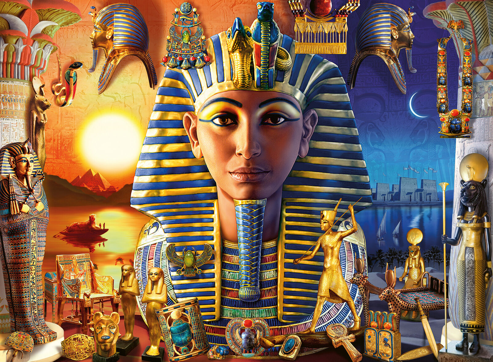 12953 Ravensburger Pharaoh's Legacy XXL 300pc Jigsaw Puzzle Children Kids 9yrs+