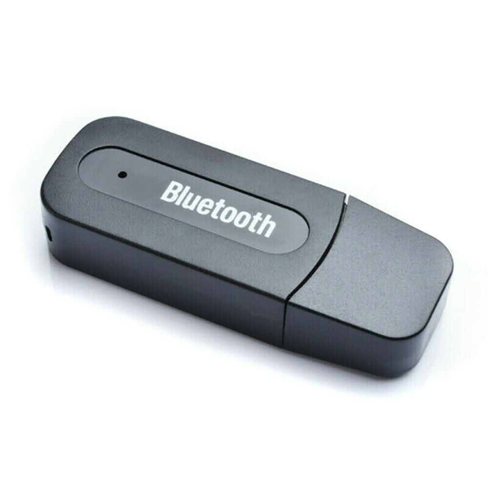 3.5mm to USB Bluetooth Receiver AUX Audio Music Adapter System For Laptop Car PC
