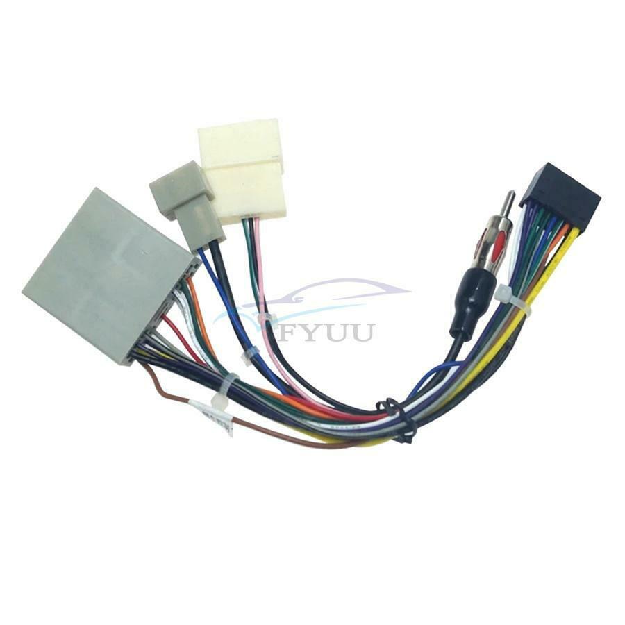 Car Android Player 16PIN Wiring Harness Radio Antenna Adapter For HondaCRV 06-09