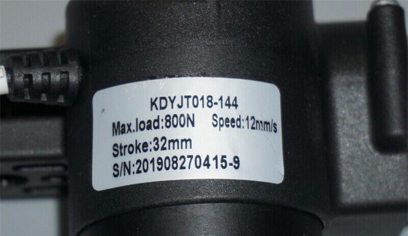 DC 29V 75W Electric telescopic push rod motors stroke 32mm thrust 800N 12mm/S