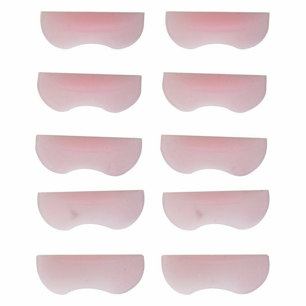 10 Pairs of Natural Long Artificial Eyelashes + 5 Pairs of Eyelash Shields