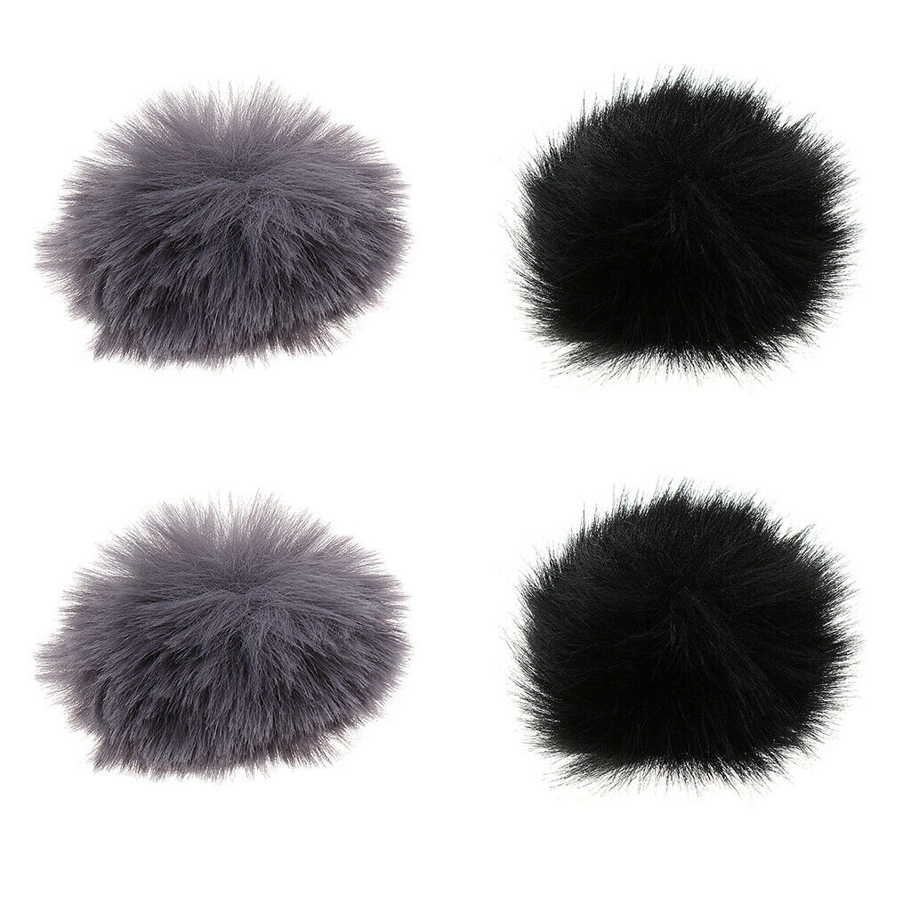 4pcs Microphone Windshield for Lapel Lavalier Microphone