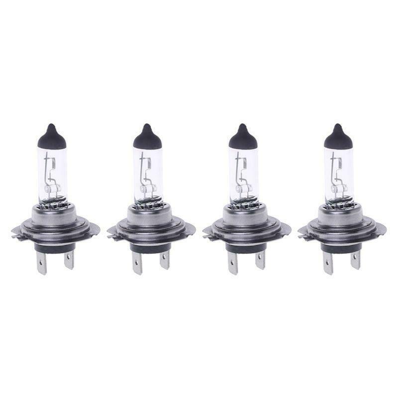 4PC H7 55w 12v Halogen Bulb 4000k H7 px26d 55w Fog Lamp Parking Clear Light Car