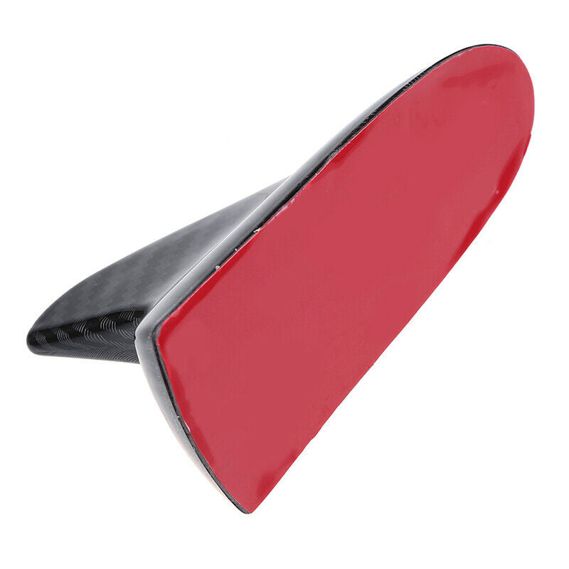 1Pcs Universal Black Shark Fin Carbon fiber Style Antenna Decorative Car Roof
