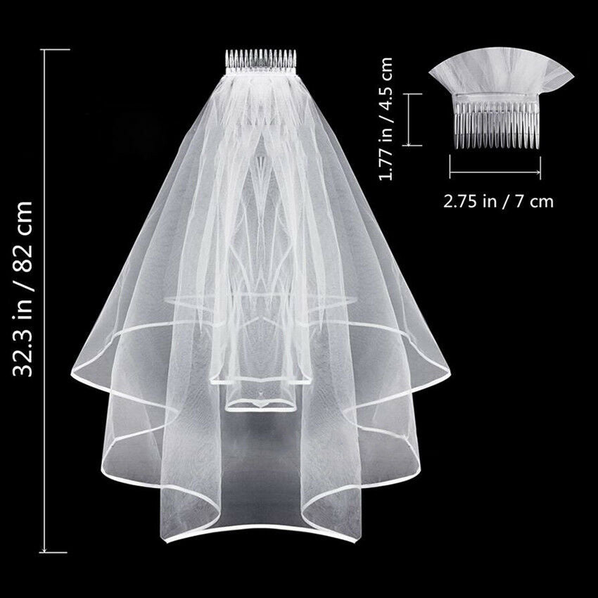 Wedding Veil Bachelorette Party Supplies Bride Wedding Veil Bridal 2018