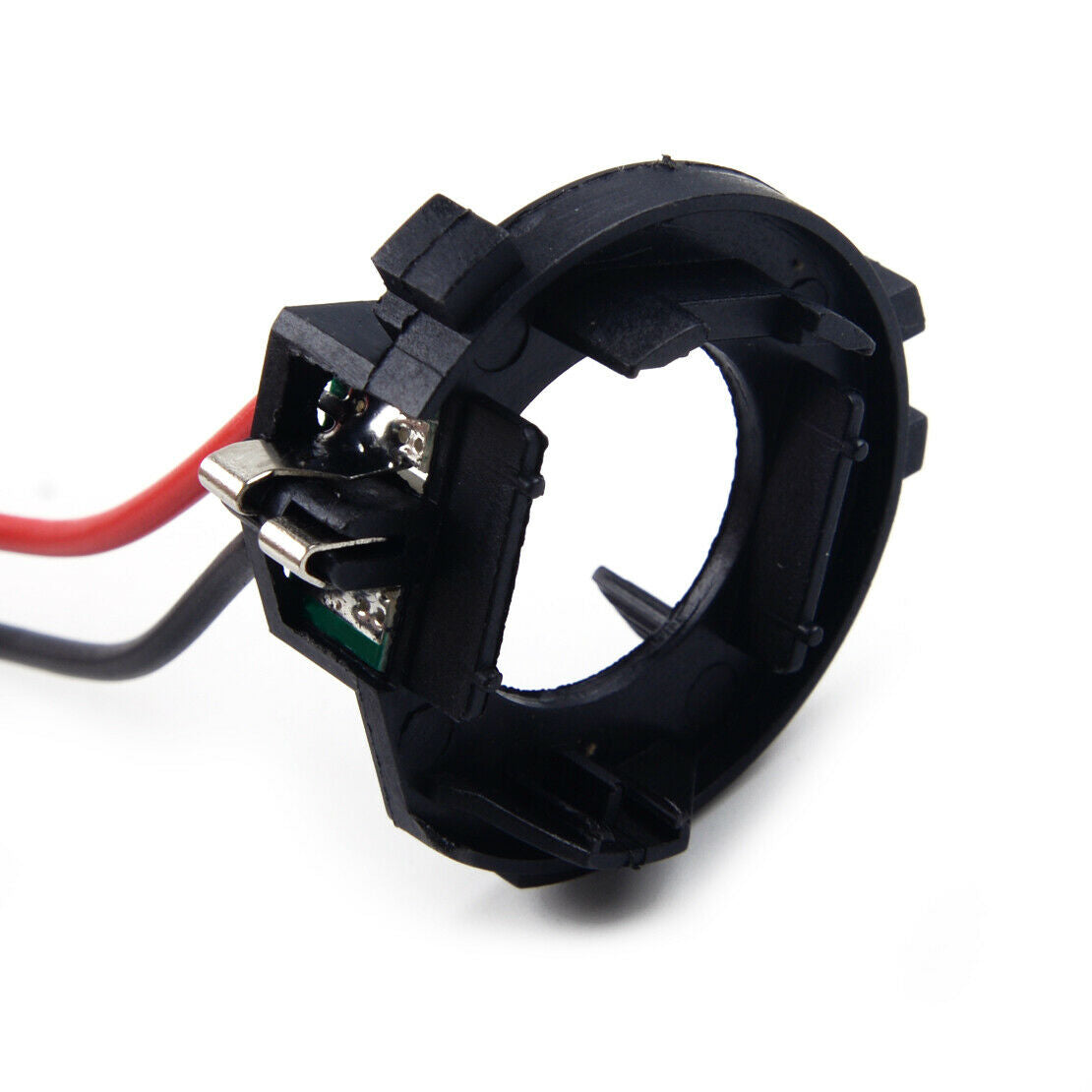 2x H7 LED Headlight Bulbs Adapter Retainer Socket Holder Fit for :Golf MK5 Jetta
