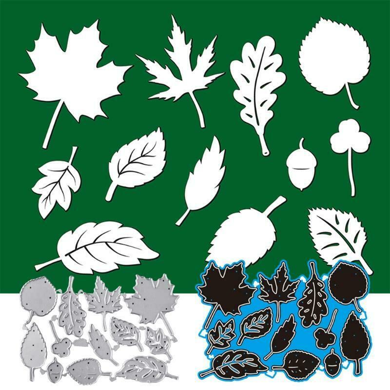 Thanksgiving Maple Leaf Metal Cutting Dies Stencil DIY Scrapbooking Album Paper