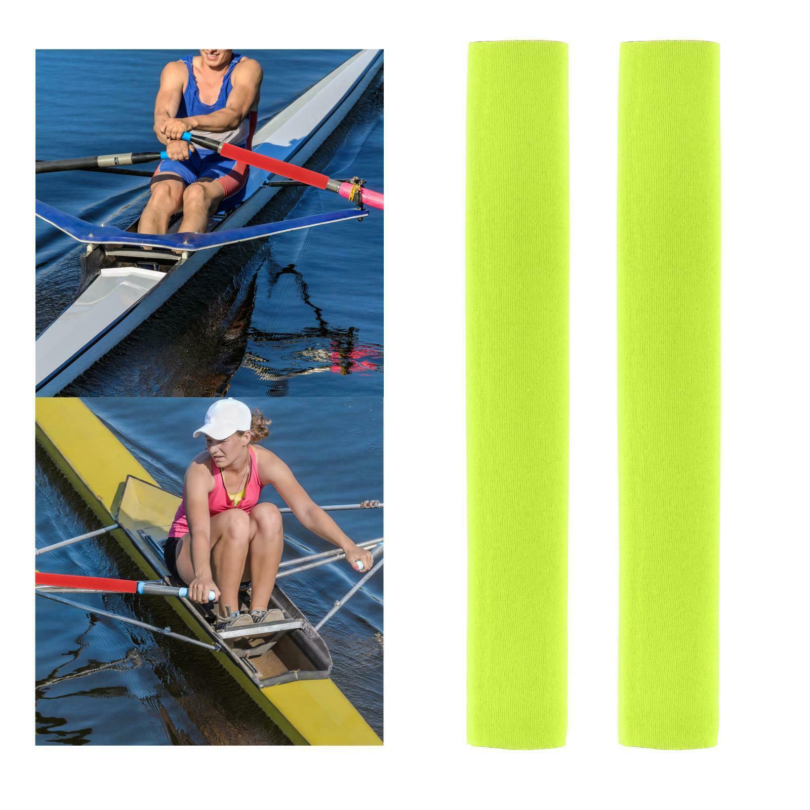 Paddle Grip Soft Anti-Skid Paddles Shaft Wrap Grips Sleeves Accessory Yellow