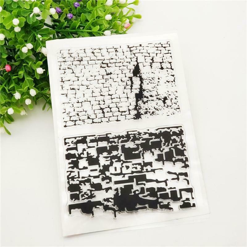Wall Clear Stamps Embossing Stencil DIY scrapbooking Album Paper Card Making