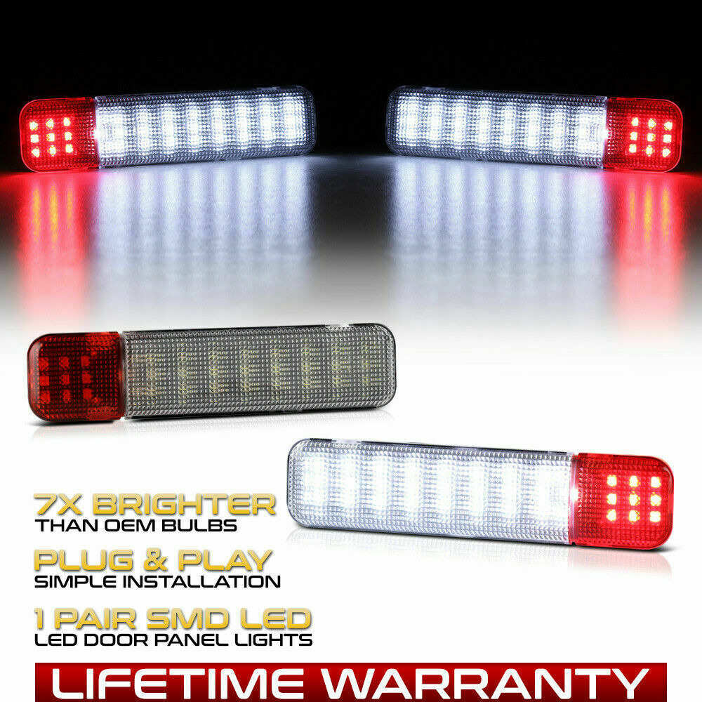 For 1995-2007 Silverado Sierra C/K 2PC Interior Door Panel Courtesy LED Lamp NEW