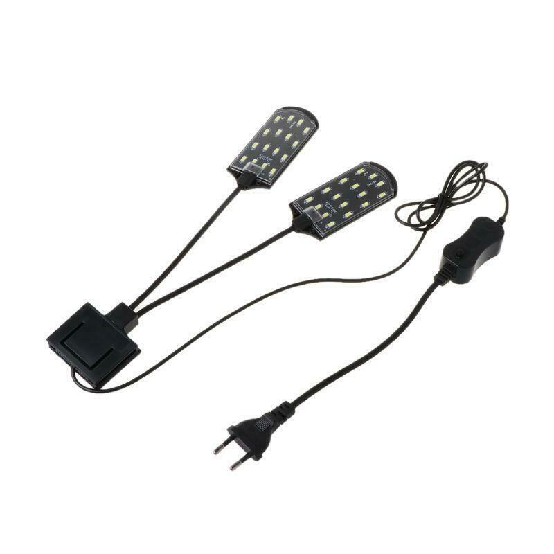 10W Fish Tank Lamps EU Plug Aquarium Plant Lights High Brightness Energy Saving