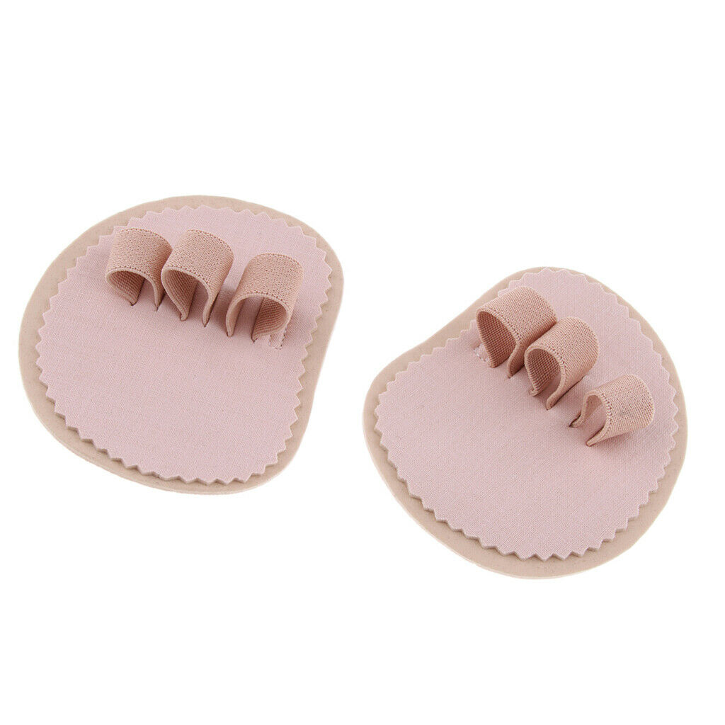 2Pair Foot Triple Toes Straightener Overlapping Toe Crooked Hammer Toes