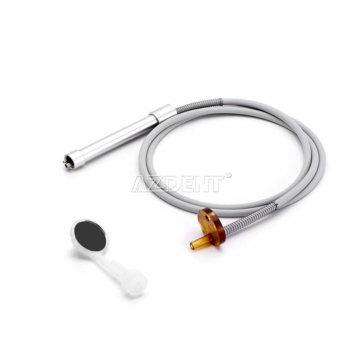 Dental Disposable Suction mirror set 50pcs +Anti-fog Mirror Mouth Silicon Tube