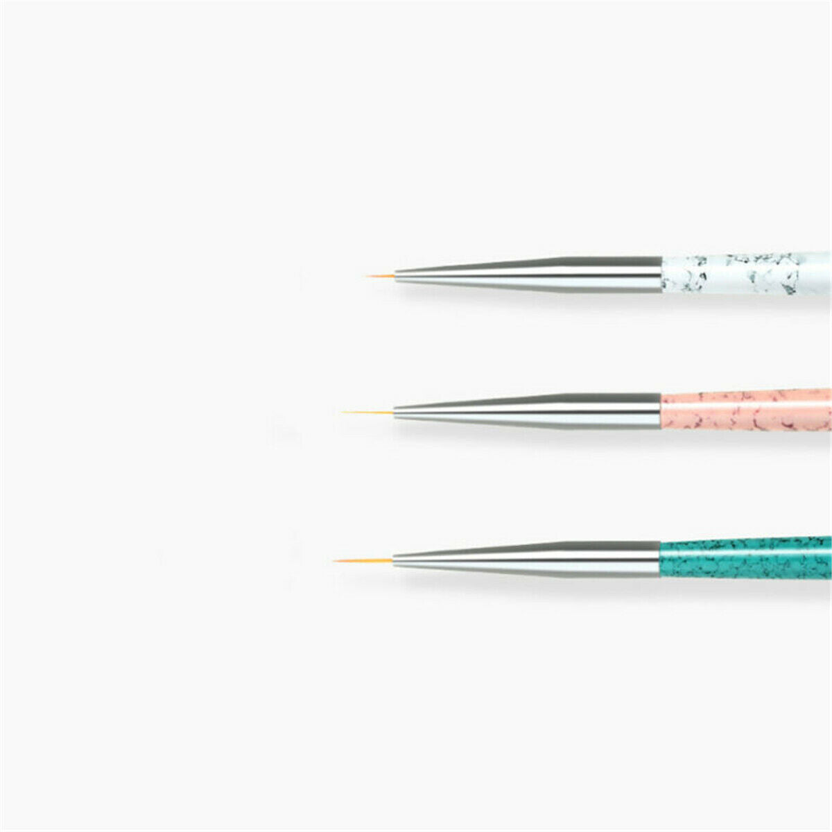 3x Waterproof Nail Art Pen Dotting Paint Drawing UV Gel Liner Polish Brush Tool