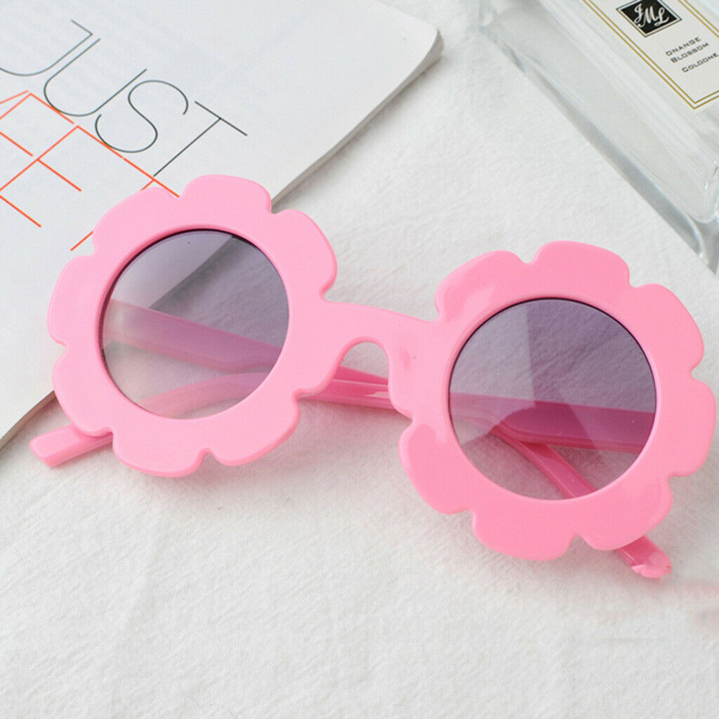 2pcs Lovely Toddler Baby Sunglasses UV400 Protection Red + Pink
