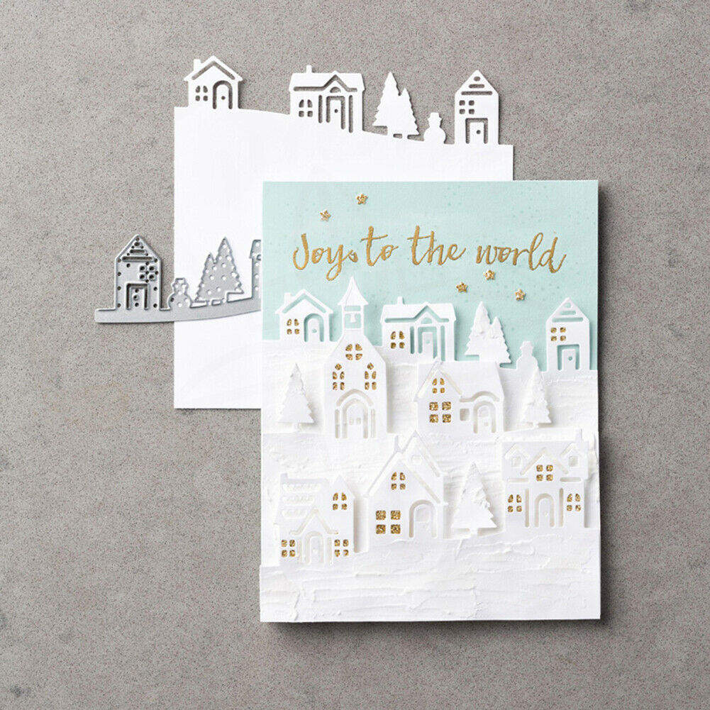 House Metal Cutting Dies for DIY Scrapbooking Paper Card Embossing Die Cuts @