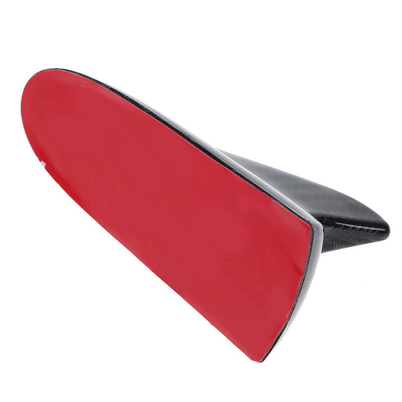 1Pcs Universal Black Shark Fin Carbon fiber Style Antenna Decorative Car Roof