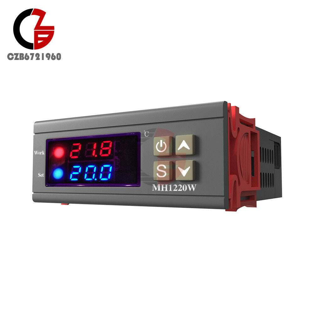 MH1220W AC 110-220V 10A Digital Dual Display Temperature Controller Thermostat
