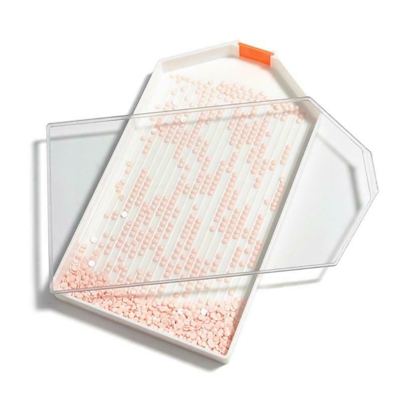 Bead Sorting Tray with Lid Brush Diamond Painting Drill Plate DIY Dotting Tool