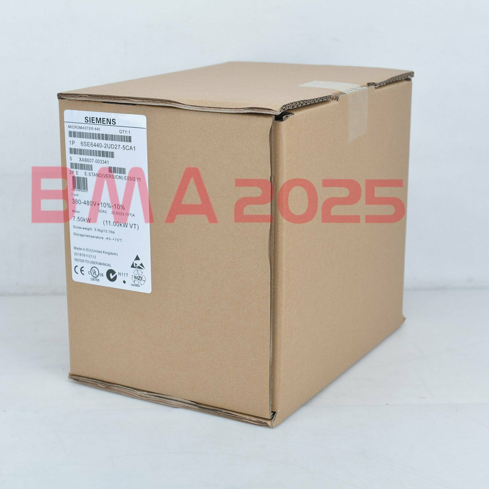 1PC New 6SE6440-2UD27-5CA1 6SE6 440-2UD27-5CA1 1year warranty DHL free Ship SM9T
