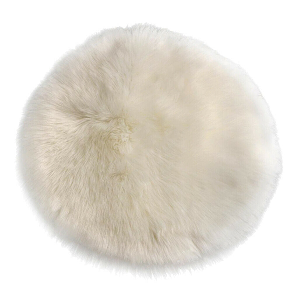 2 pieces 30x30cm faux fur artificial bed rugs sheepskin rug