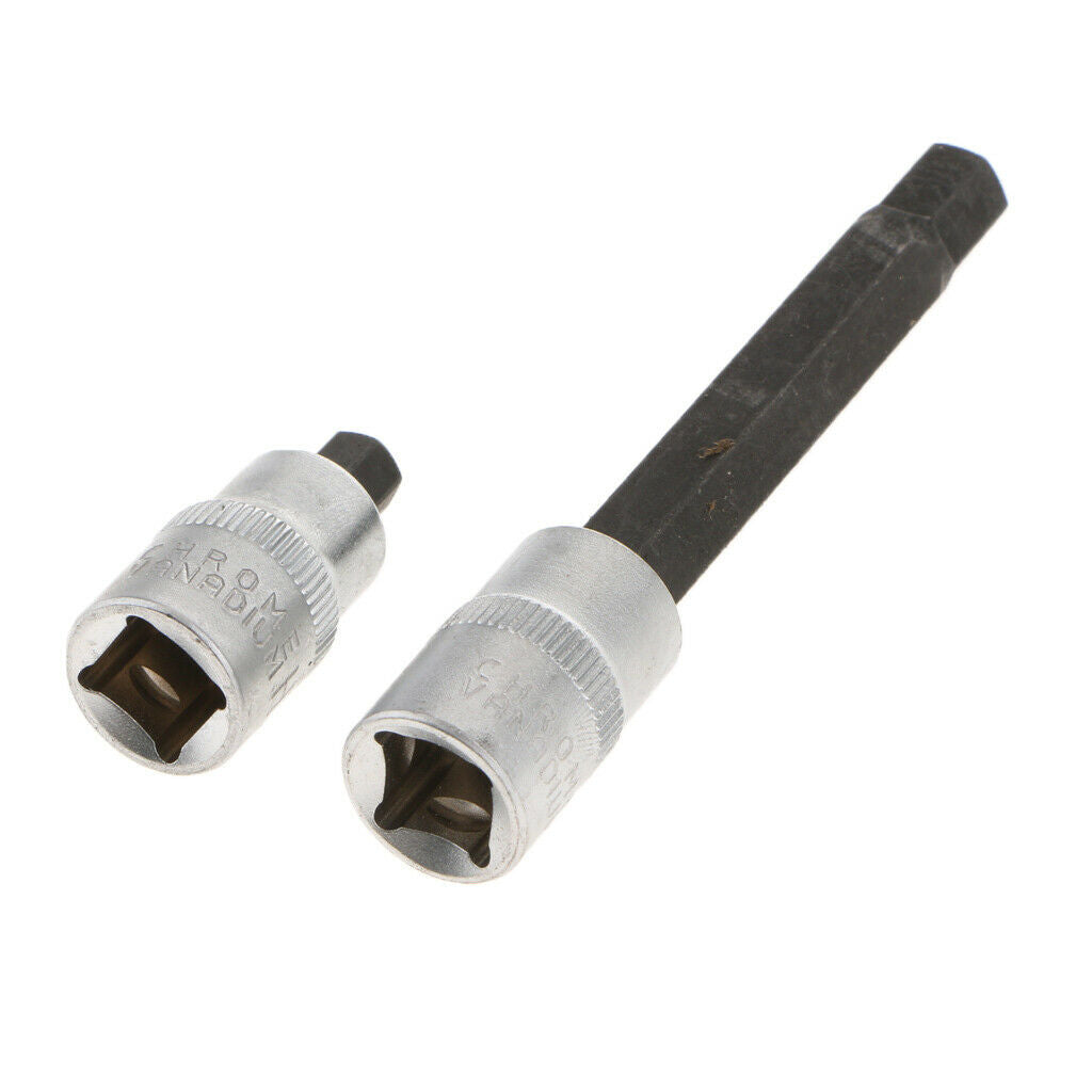 2 PCS 3/8" Dr Brake Bit Sockets H7 H9 7mm 9mm for