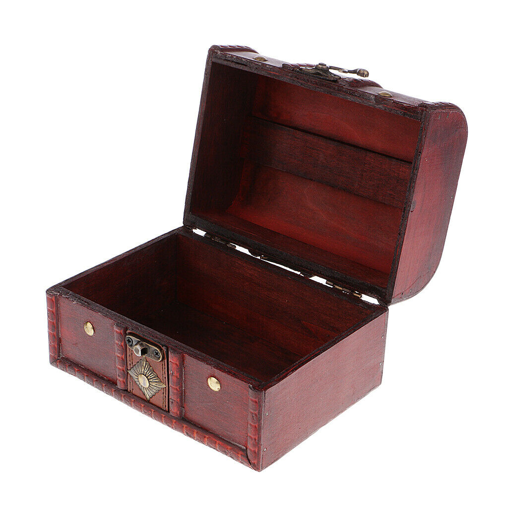 4Pcs Jewelry Box Small Thrinket Necklace Bracelet Storage Treasure Organizers
